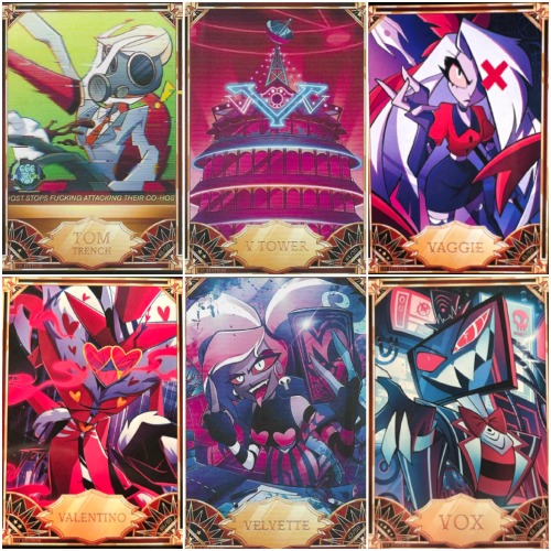 All The Hazbin Hotel 1st Edition 53 Cards In Order!