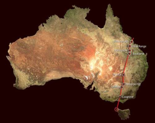 Australian hotspot track confirmed Ever since geologically minded people fanned out across the Red C