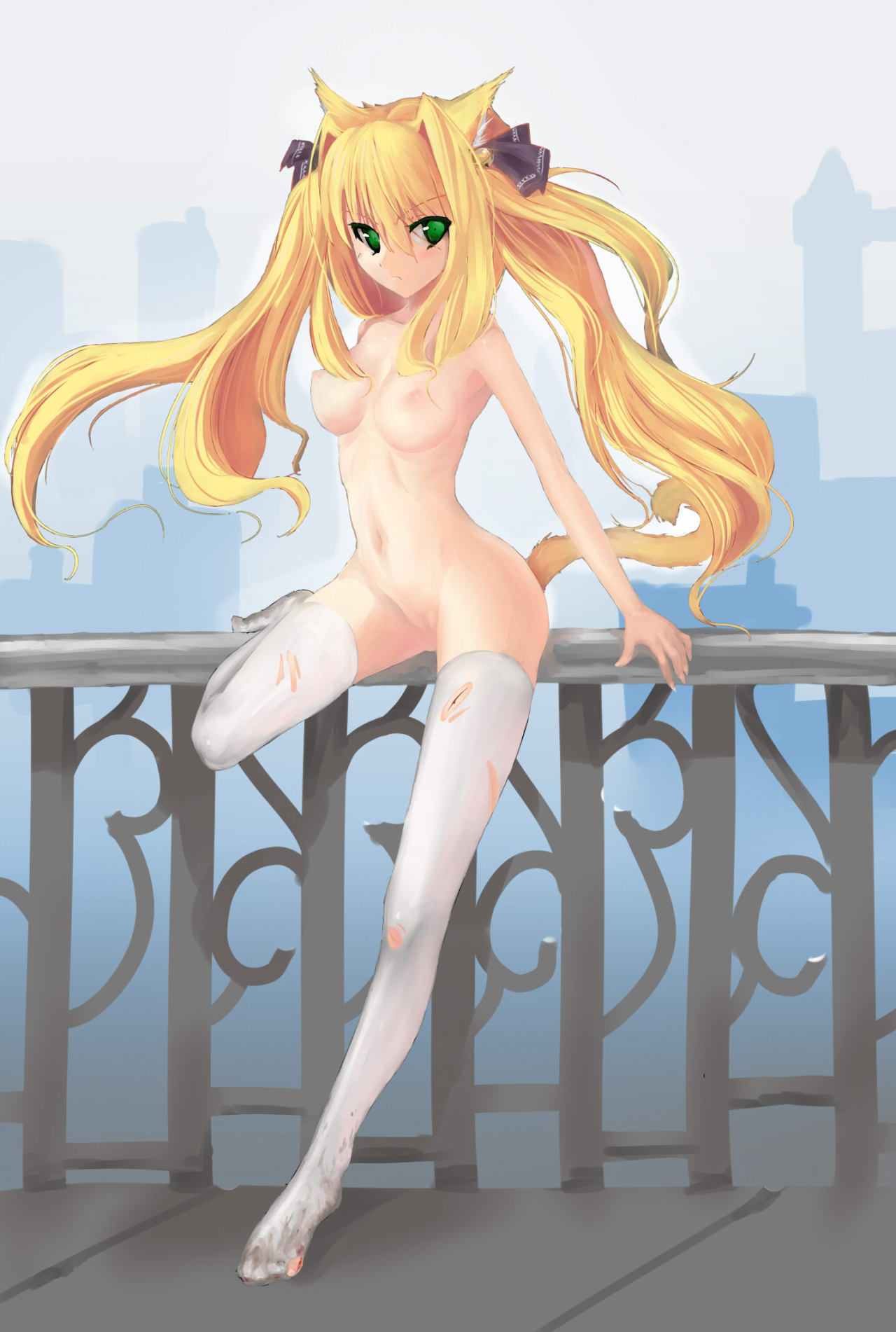 nocatgirlsnsfw:  No Catgirls Here NSFW  Artist: Larloses