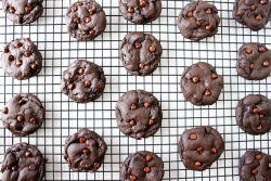 Fullcravings:  Dark Chocolate Espresso Cookies