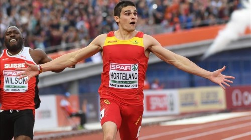 Bruno Hortelano - Athletics: 200 ms. - Spain