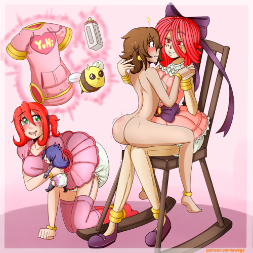 A commission for @yuhiote69~PART 02~!!!Featuring both my OC”s Aliza and Milly the Dollmaker!Enjoy~!h