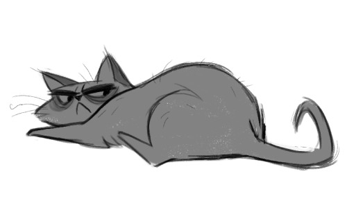 dailycatdrawings: 452: Cat GrumpI am the cat grump. 