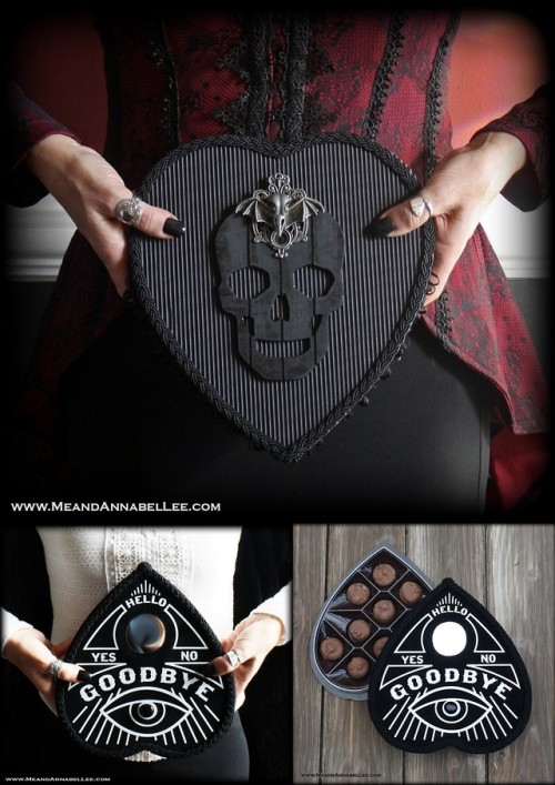 halloweencrafts: DIY Gothic Altered Chocolate Boxes - I Love You to Death! Take regular boring choco