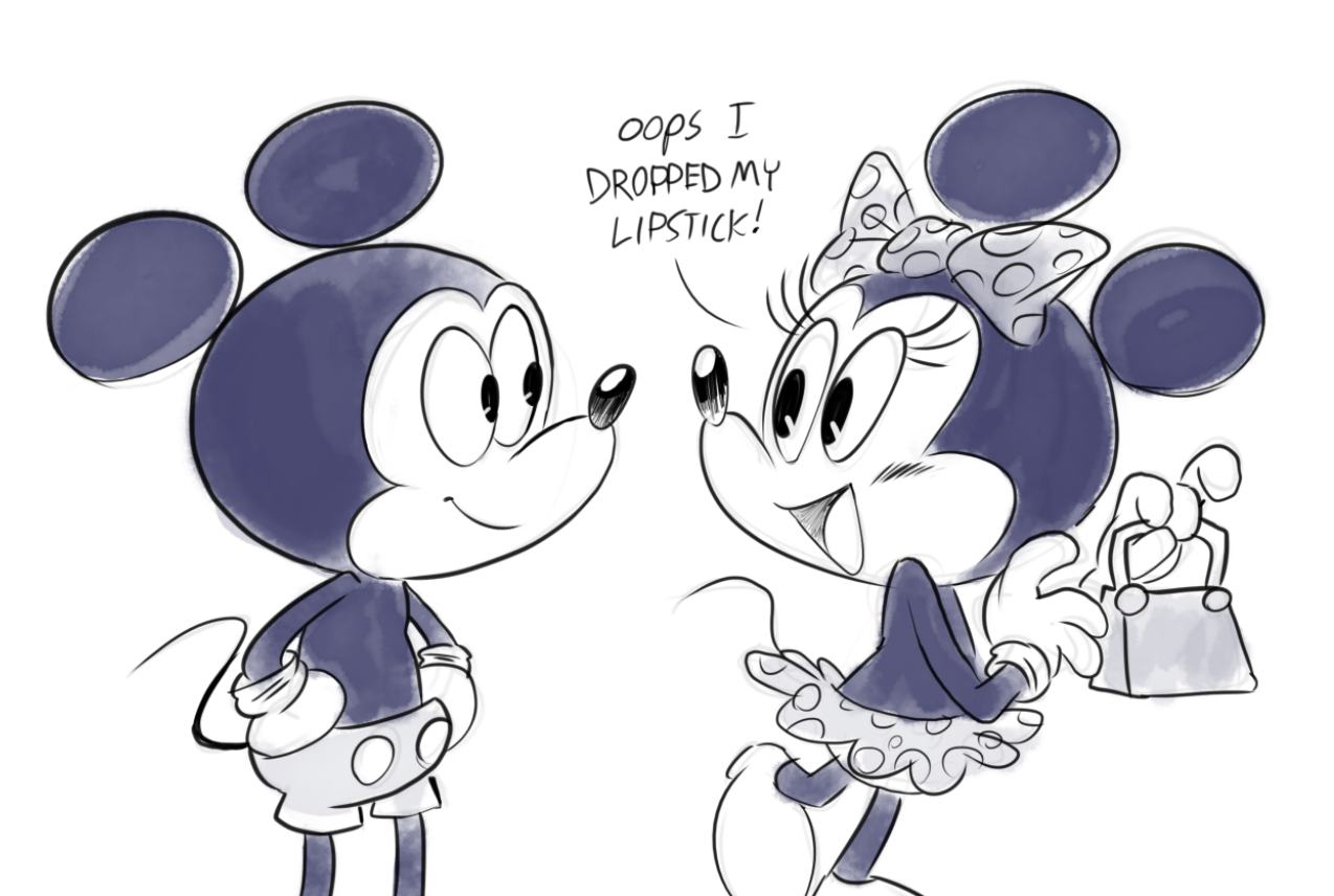 hotdiggedydemon:Minnie needs a skirt that actually covers something. mouse booty