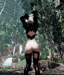anime: NieR:Automata || 2B + Idle Animation &lt; |D’‘‘
