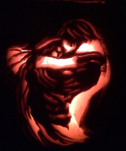 silentstarlight: infernalblossom: So what did I carve in my pumpkin for Halloween this year? Final F