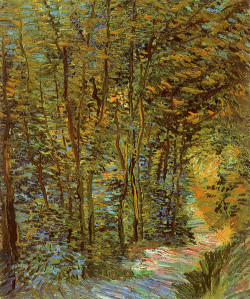 vincentvangogh-art:  Path in the Woods, 1887 Vincent van Gogh Buy Artwork by Vincent van Gogh