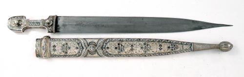 peashooter85:Silver decorated kindjal, the Caucasus, circa 1900from Probus Auktioner