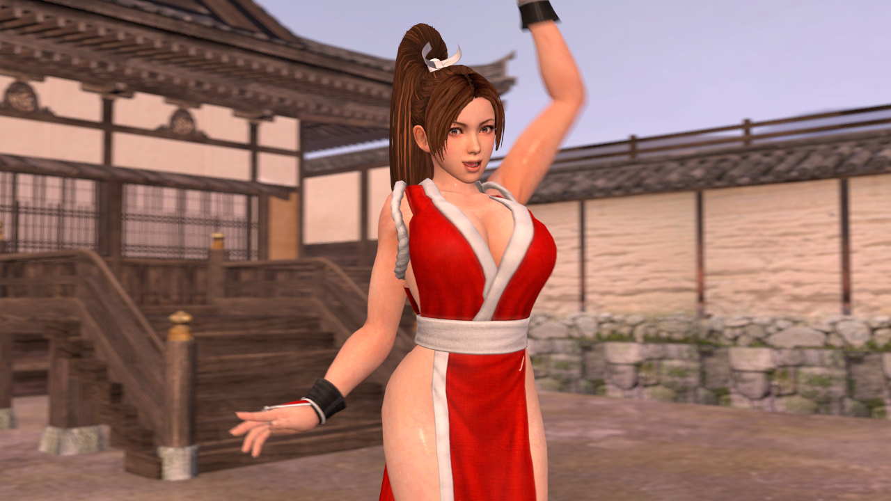 zenuzenu:  Been messin with Mai, tried to recreate her win pose animation but ah