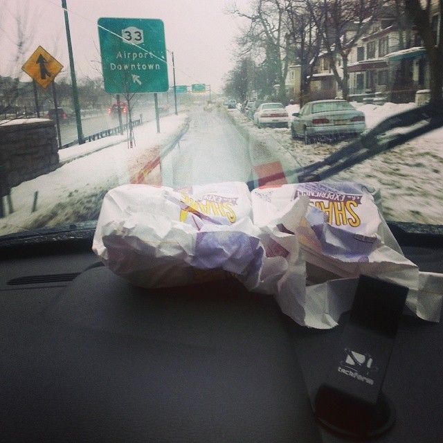 This how you keep your #McDonalds warm until you get home. #Ratchet #Ratchery #DontCare