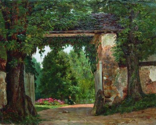 Homestead, 1882, Konstantin Makovsky