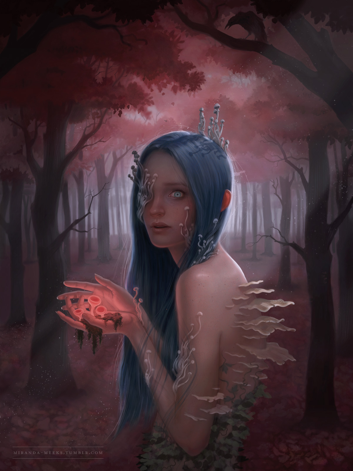 fer1972:  Into the Forest by illustrator Miranda Meeks.See more work on her tumblr