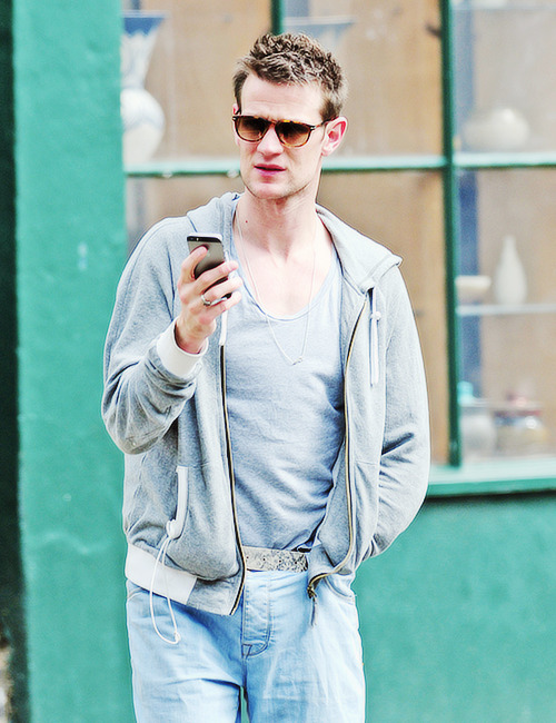 farewell-raggedy-man:  Matt Smith out in London