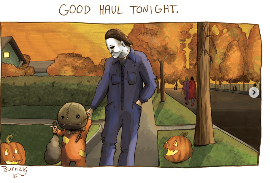 unexplained-events:  Burnzig’s take on some classic horror characters in a different