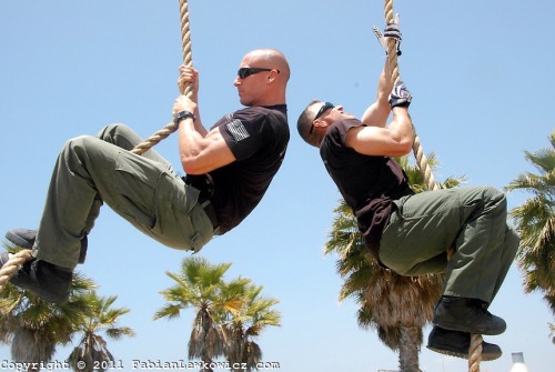 muscle-cops:  Police training. 
