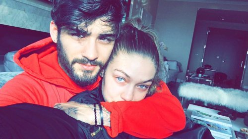 kingzayndaily: via Gigi Hadid’s snapchat story - 01/05