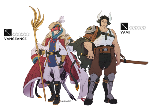 Black Clover in Arknights!6★ Caster, Vangeance (Liberi) and 6★ Guard, Yami (Forte)