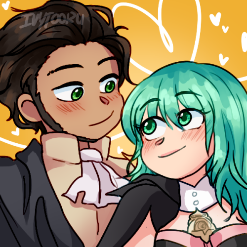 some personal comm/charity donation icons ! finally got to draw claude and byleth together guaaa &lt