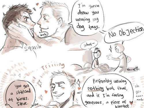 qouinette:  super messy doodles of SteveTony ft. dog tags ahiuw! i bet you dont know where to read huh it’s been a while since i drew these dumbos but thanks to certain anon, i got motivated to draw them again UuU THANKS ANON THIS IS FOR YOU