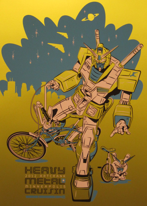 cadenced: Heavy Metal Cruisin, Michael Lizama’s contribution to ARTCRANK Minneapolis.