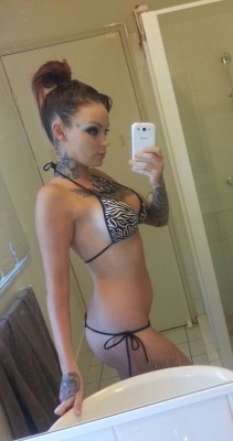 biggfruckindude:  Beautiful tattooed Zara !!