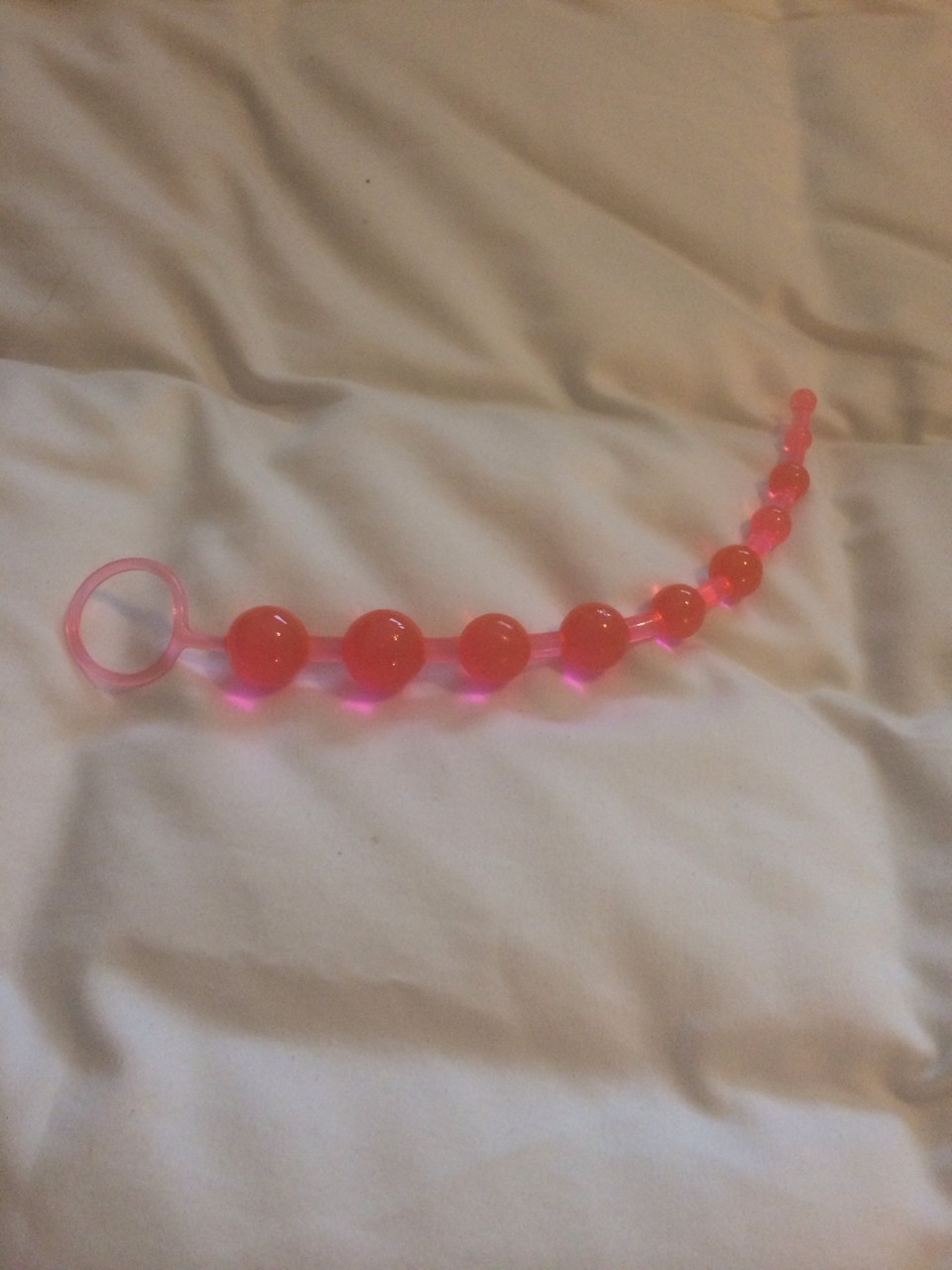 txgirl1976:  Going, going, gone. Feels so good. ❤️ anal beads ❤️ 