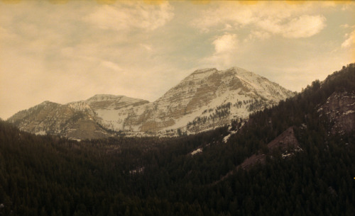 Mt.Timpanogos, on film.Roundabouts Salt Lake City. March 2013.(update 7/9)