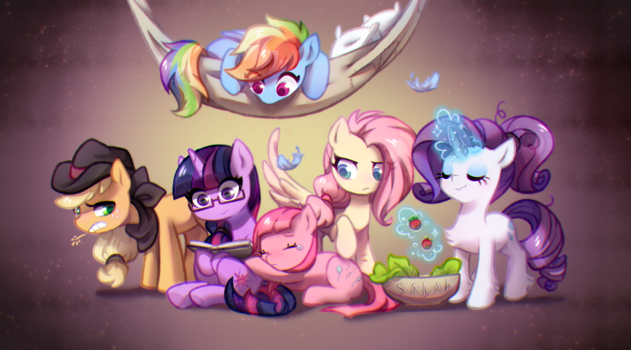 jumblehorse: Inspired by old comics (№17-20), especially Katie Cook (katiecandraw)