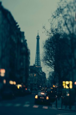 0rient-express:  Eiffel Tower Blue Hour II | by Veronica Armstrong.   