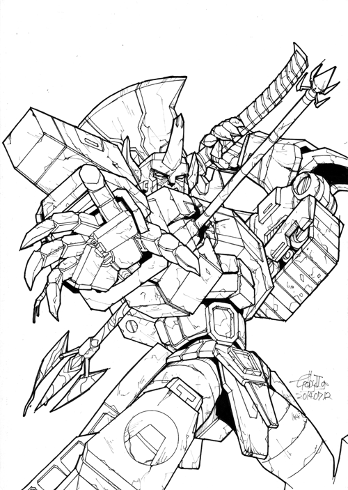 golby2:  1 day, 1 sketch.July 7, 2014 - KaonJuly 8, 2014 - Sir Soundwave and SG RavageJuly