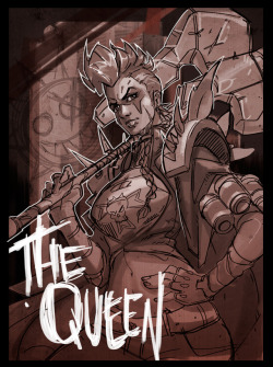 neexz:  Here’s my fanart of The Junkertown Queen. :3