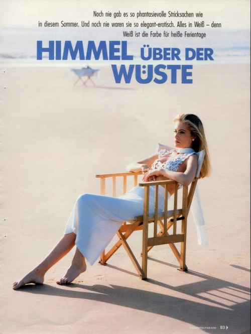 Himmel Über Der Wüste // Cosmopolitan Germany August (1993)