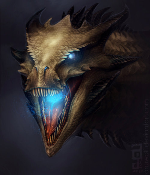 lairfullofdragons:  Wraith Dragon by ~Anuwolf 