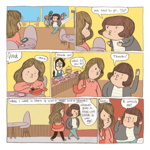 A comic from my book SISTER BFFs 