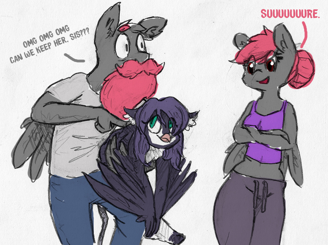 A really fast draw in response to this post by @birddibitsI have no idea, I just
