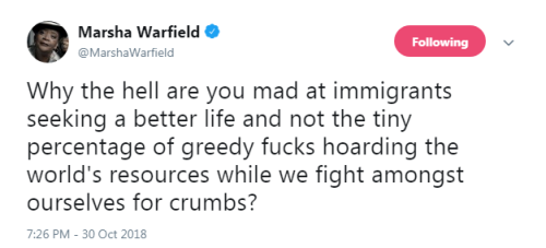 Why the hell are you mad at immigrants seeking a better life and not the tiny percentage of greedy f