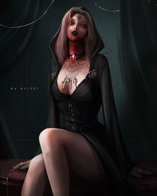 Lady Dimitrescu´s Daughter Alissi L.https://www.artstation.com/artwork/eaXgG6