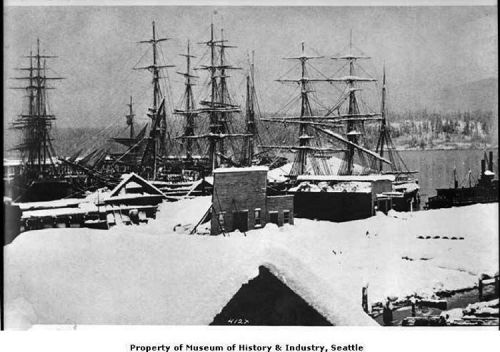 mohai:Think it’s cold this week? Seattle had a record snowstorm that began on January 5, 1880.