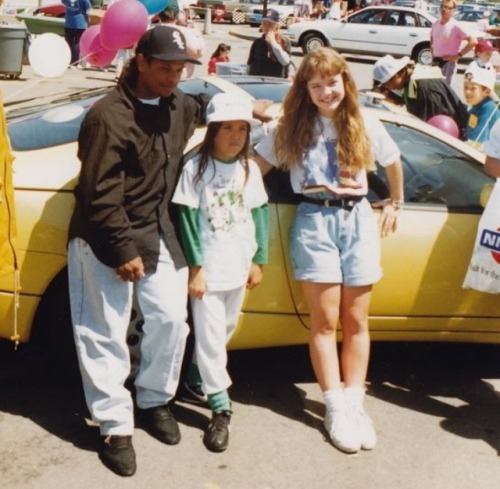 Eazy-e with some fans, circa 1990s