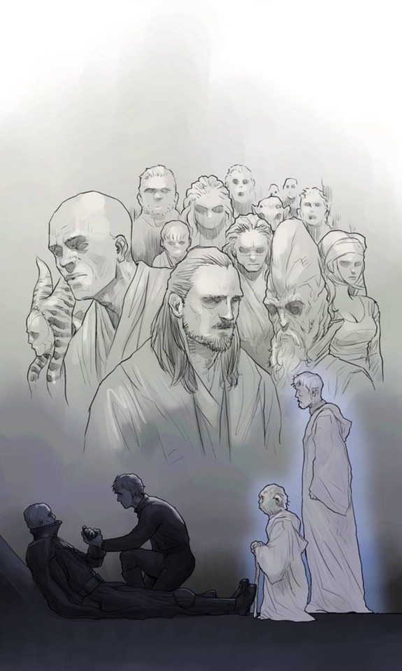 This Beautiful Scene Of Vader Last Moment In The Star Wars Webcomic