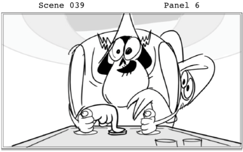 ovarianeruption:  Eddie Trigueros shared the storyboards for The Fremergency Frontact and there happened to have been a few deleted scenes. I’ve got them described when you view the boards but you ought to see the full board he has on his blog. 