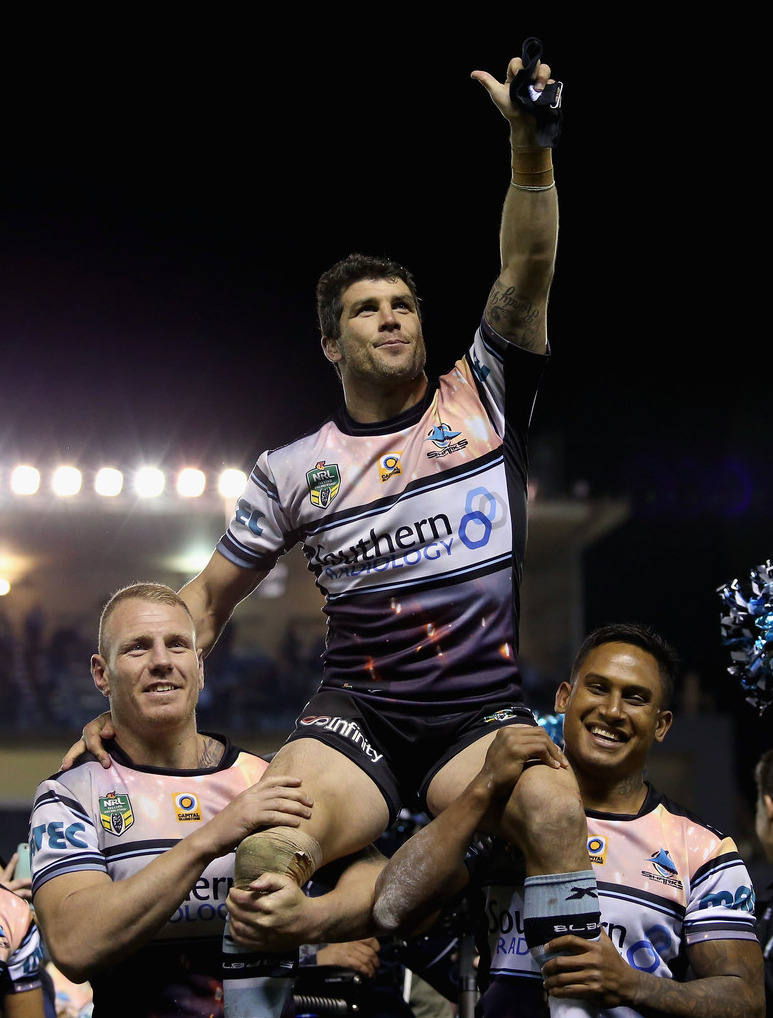 roscoe66:   Michael Ennis of the Cronulla Sharks   