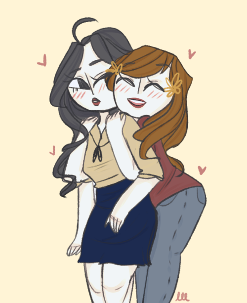 nedleee:a request from Miss Erzsébet who wanted an AusHun with a lady!Aus (uwu). Thank you for askin