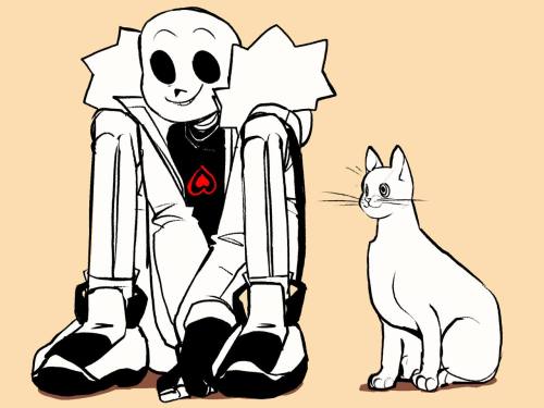 A Cat Copying Another Cat