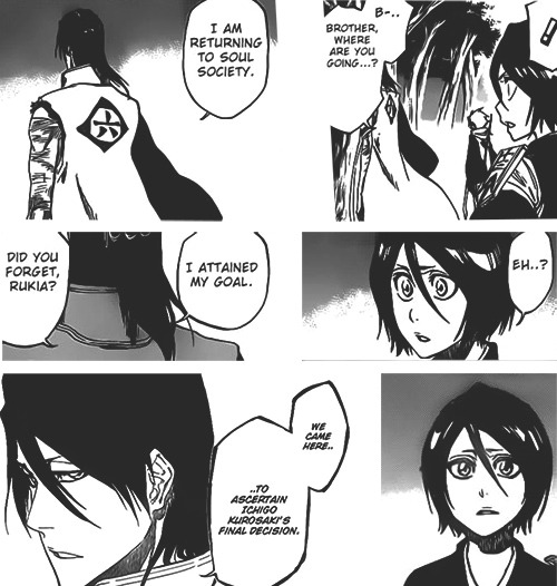 douceancora:  Bleach favorite things: the Byakuya-Rukia-Ichigo relationship Kubo