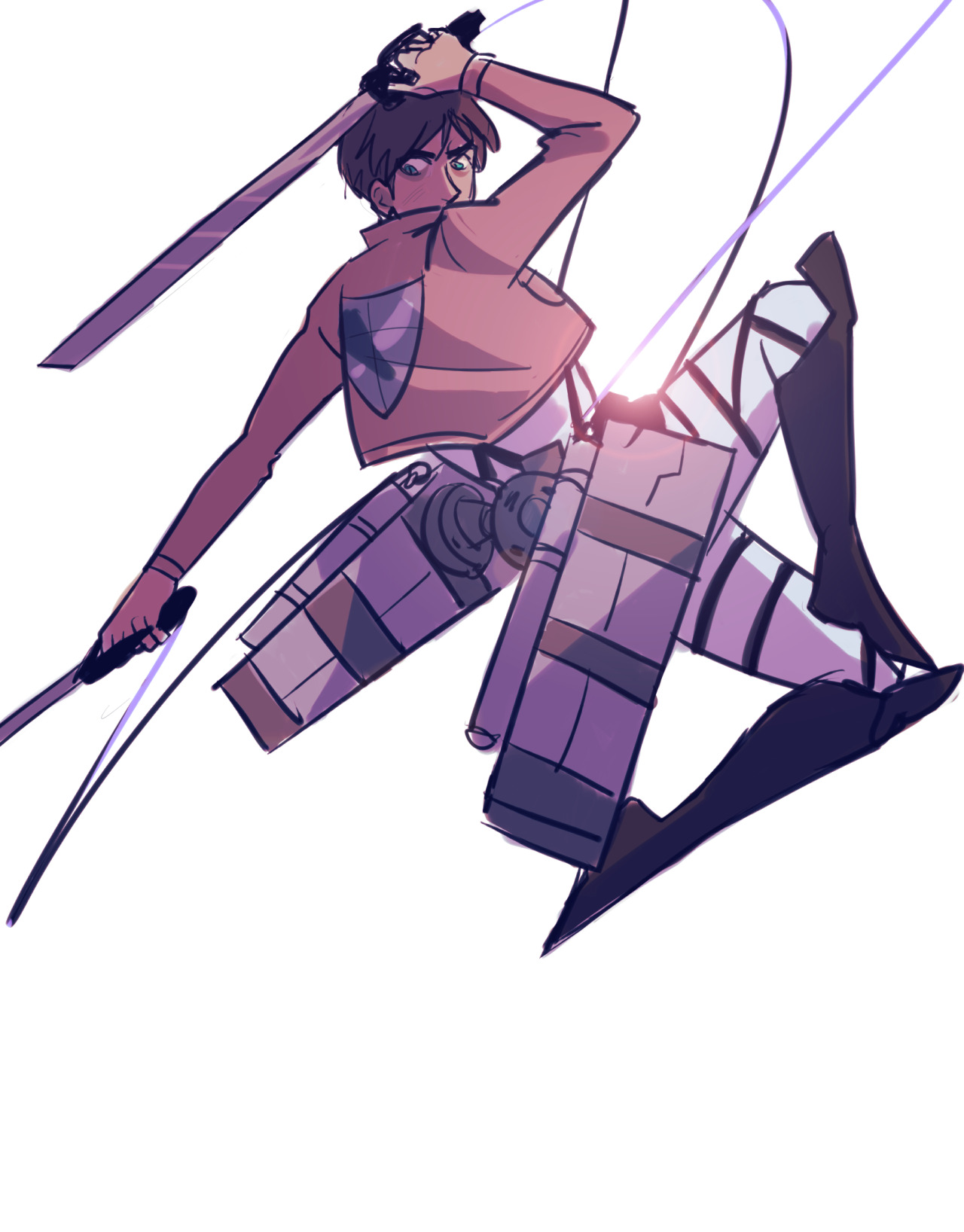 omako:  im sad okay have an Eren and sorry for crappy anatomy u_u