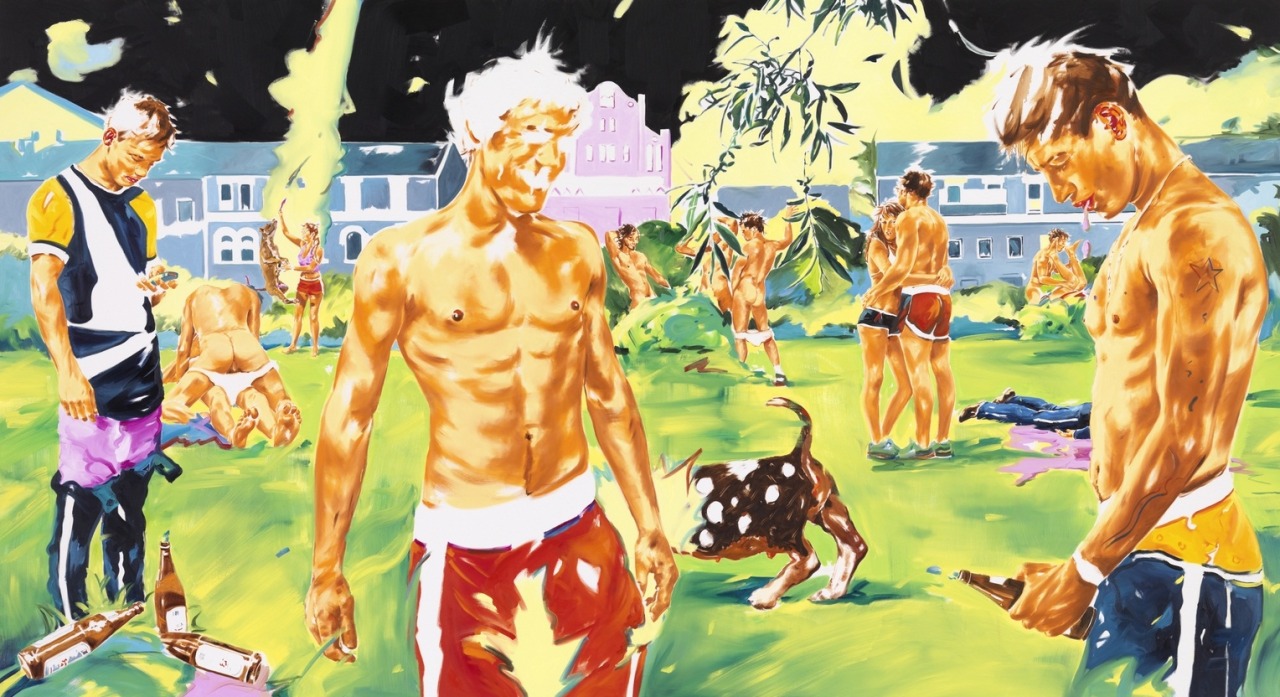 ultrawolvesunderthefullmoon:  Paintings by Norbet Bisky Norbert Bisky is a German
