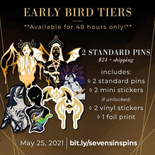 For these last 2 days before launch, I’ll be sharing some information about early bird tiers. 