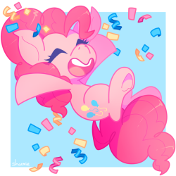 sharmieart:  pinkie pie party!! 🎈🎉